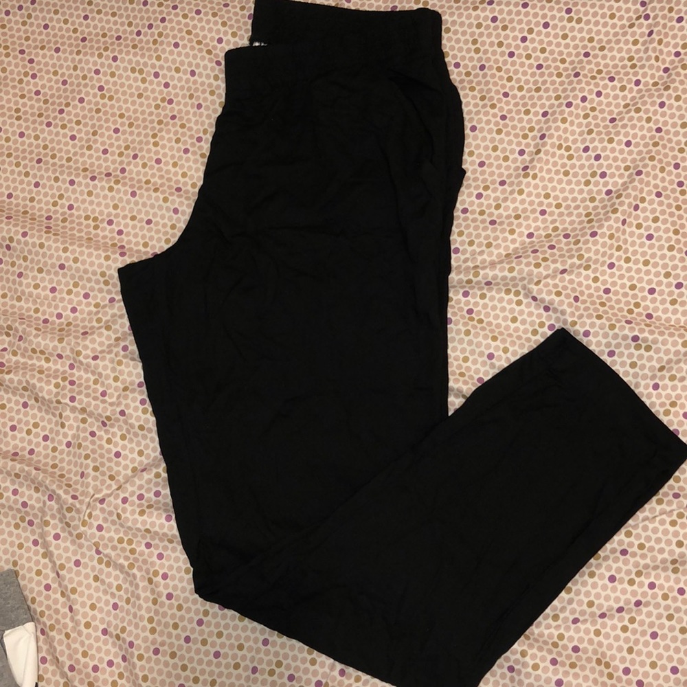 Black slack pants